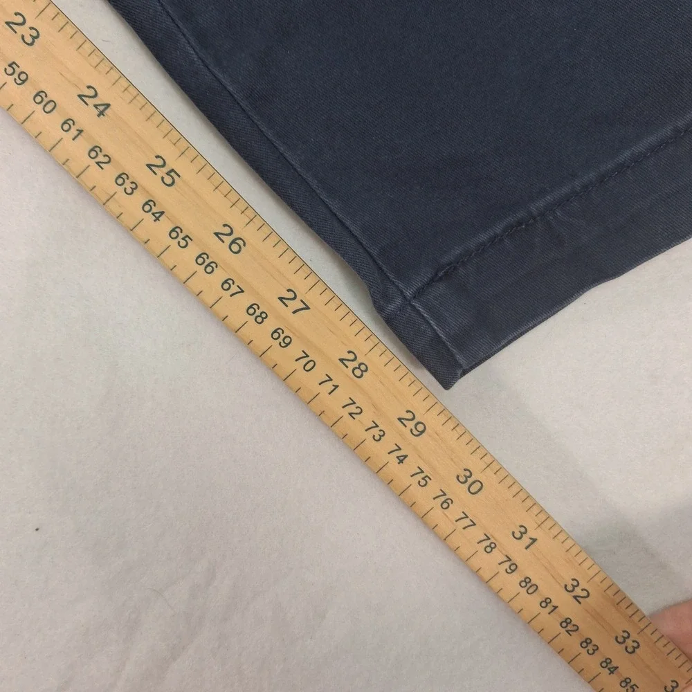Levi's Pants Mens 33 XX Chino Standard Taper Navy Blue WaterLess EUC